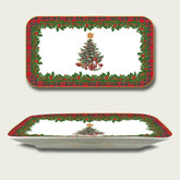 ARCA VASSOIO SCOTTISH 22X12CM XMAS